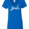 T-Shirt - Col en V.  Femme 100% coton – Image 6
