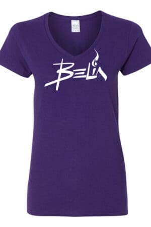T-Shirt col en V Femme