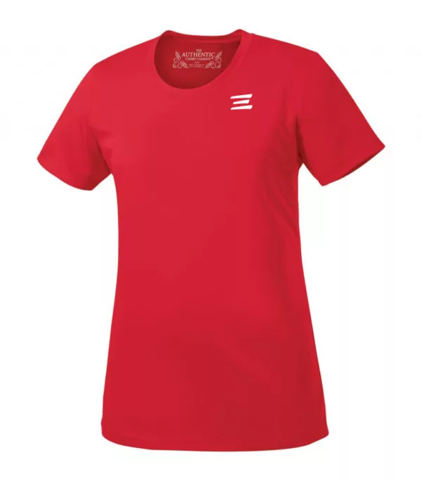 T-Shirt col en rond 100% polyester - Femme